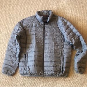 Men’s Royal Falcon gray puffer jacket large